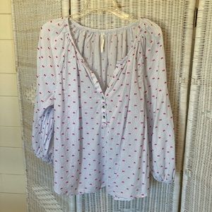 Anthro Peasant Blouse